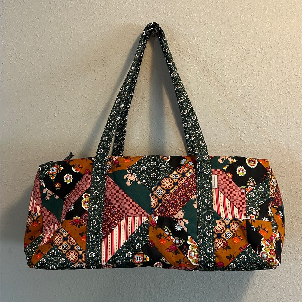 Vera Bradley X Anthropologie Weekender Bag Set of 3 Quilted Patchwork - Picture 4 of 11